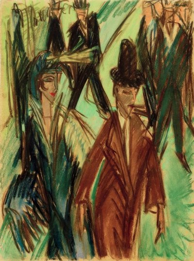 Street Scene by Ernst Ludwig Kirchner